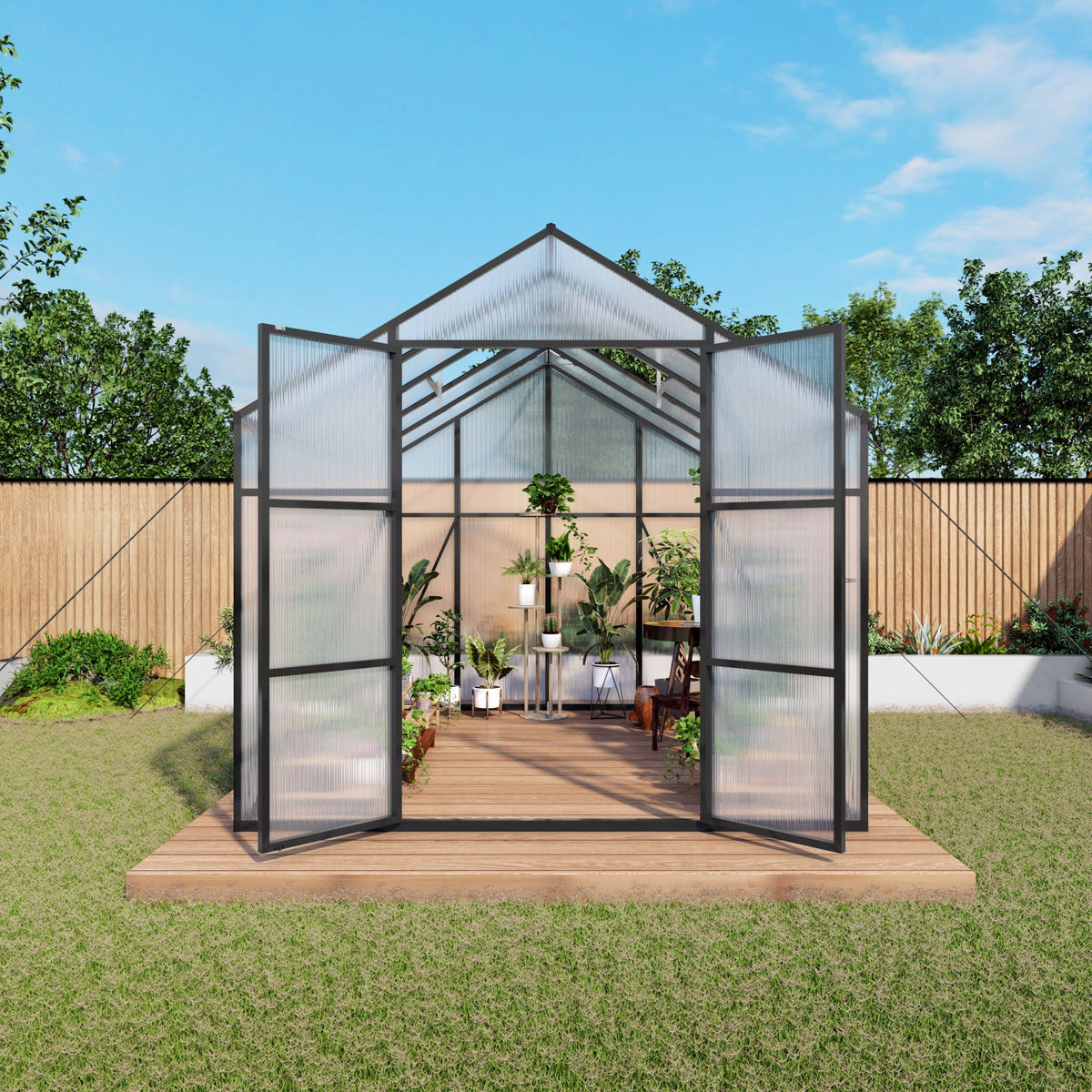 Gain Height Windproof house All Season Outdoor Garden Shelter, view 9