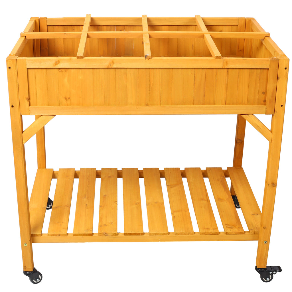 Elevated 8 Pocket Herb Garden Bed, view 4
