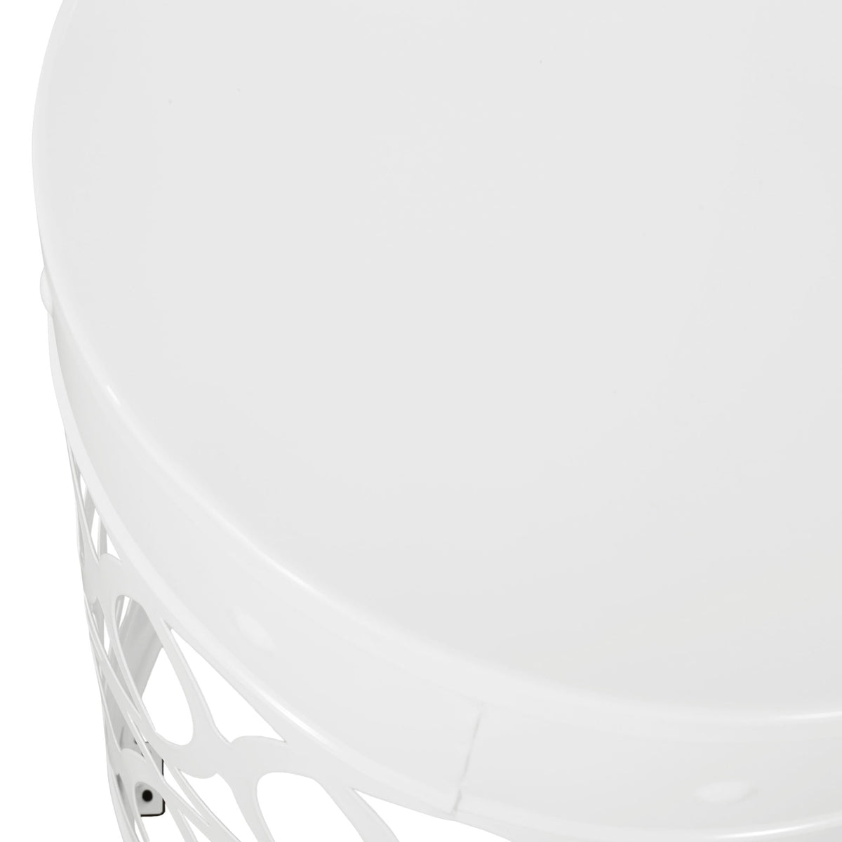 Outdoor Metal Large End Table, Modern Design, view 11
