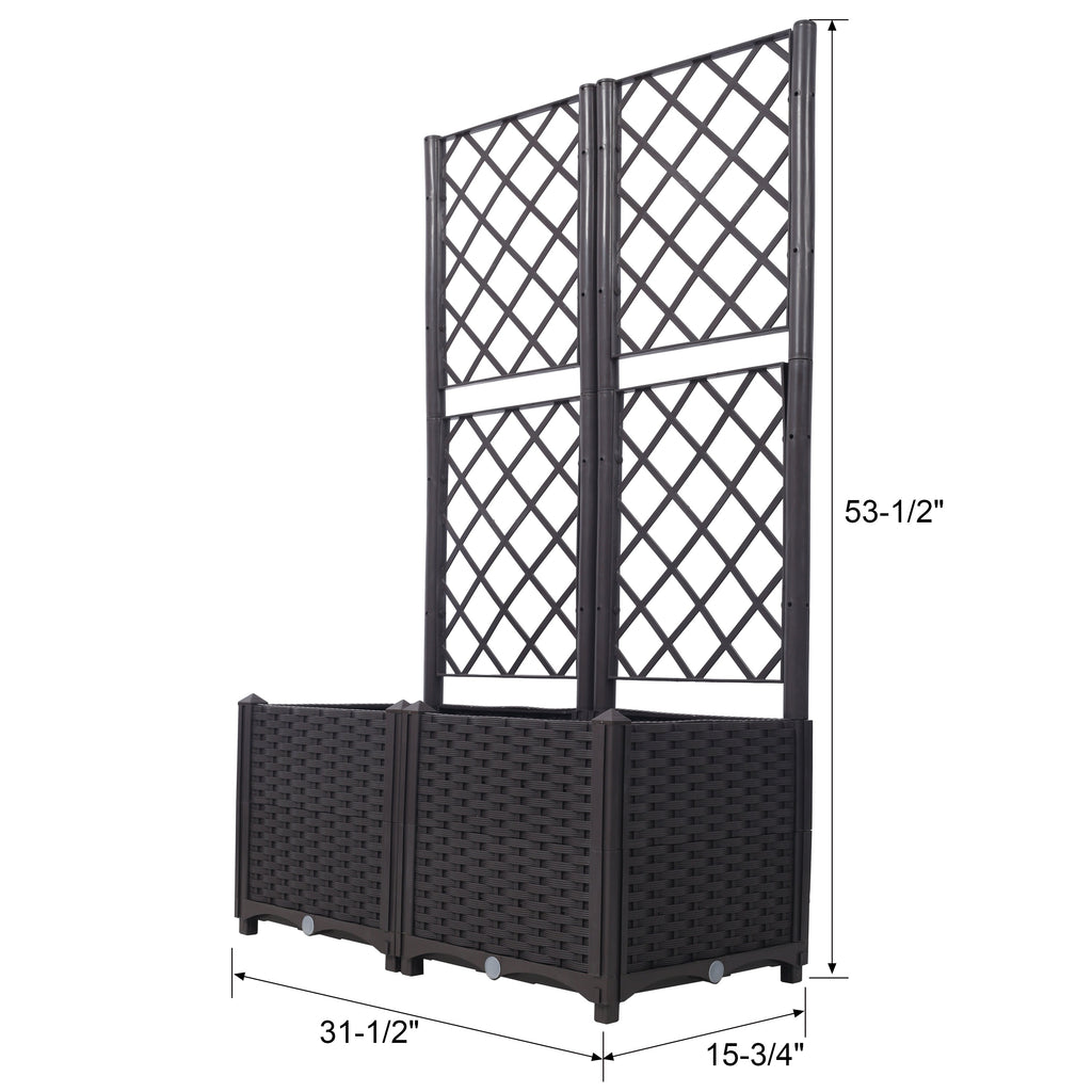 Poly Rattan Garden Planter, view 9