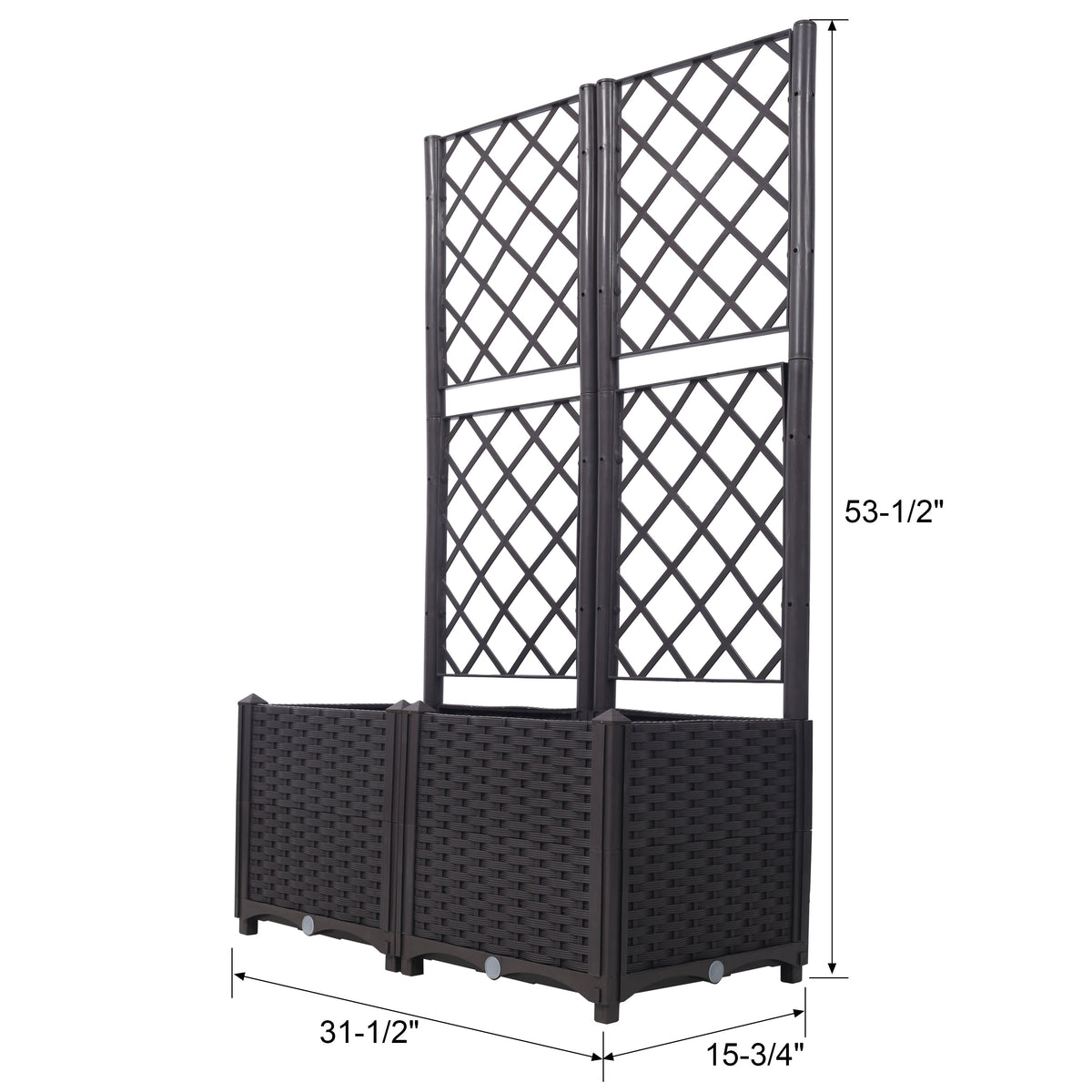 Poly Rattan Garden Planter, view 9