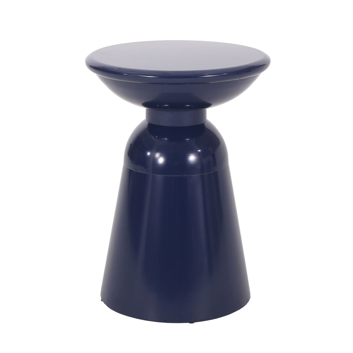 Outdoor Modern Metal End Large Table, view 3
