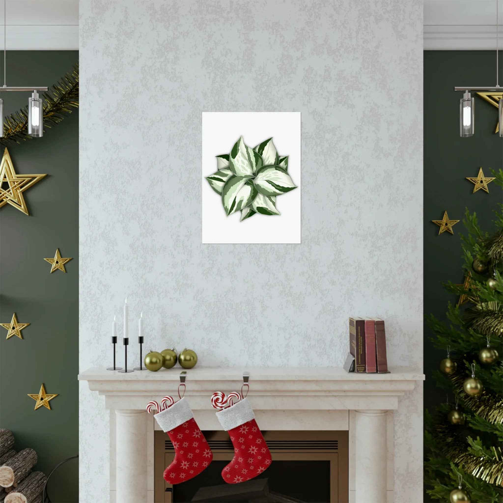 Manjula Pothos Botanical Print – Unframed Wall Art