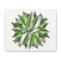 Syngonium Tricolor Pattern Canvas Print – Botanical Wall Art