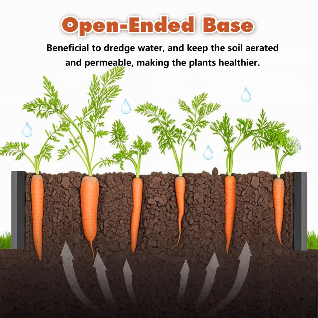 6x3x1 FT Metal Raised Garden Bed Outdoor Planter, view 6