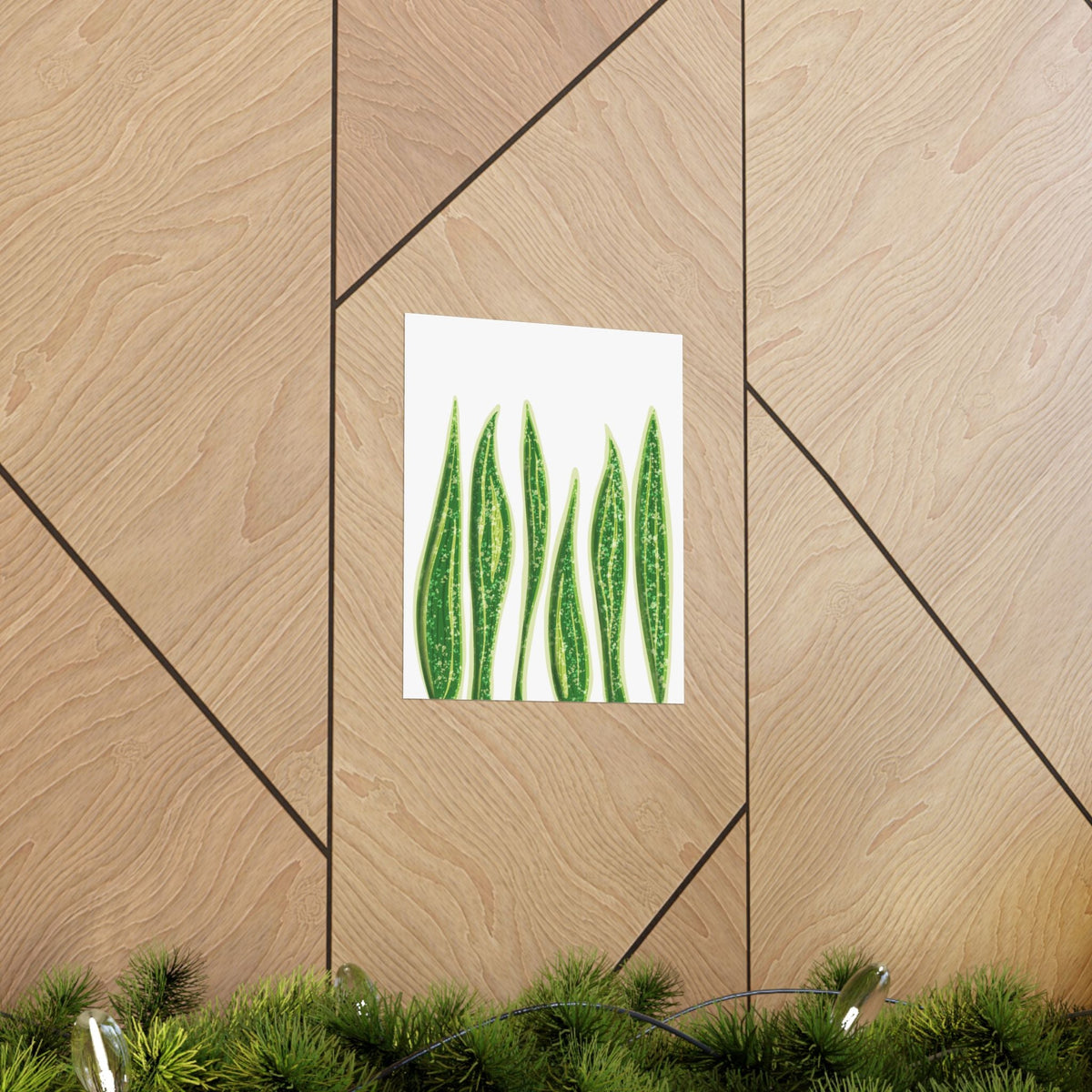 Snake Plant Botanical Print – Unframed Wall Art, view 11