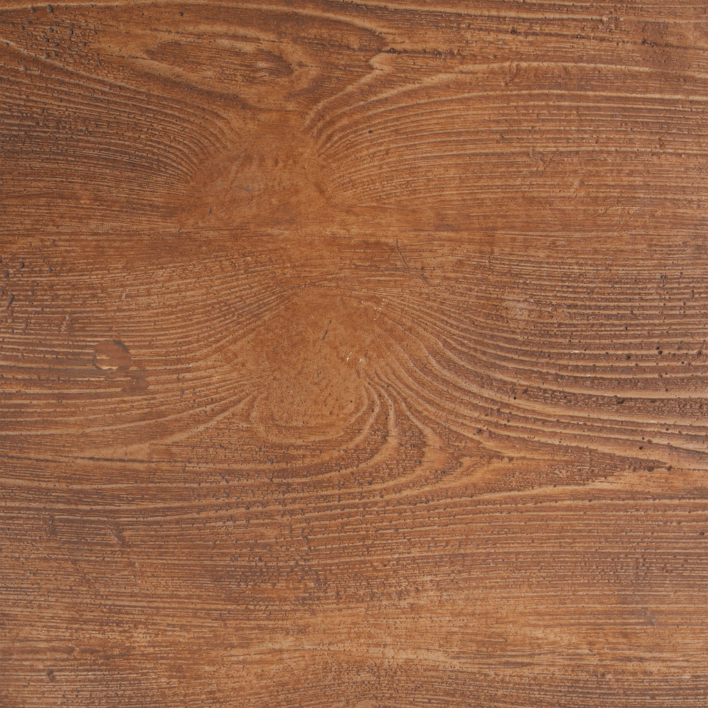 Iris Outdoor Patio Three-Legged Wood-Grain Side Table, view 15