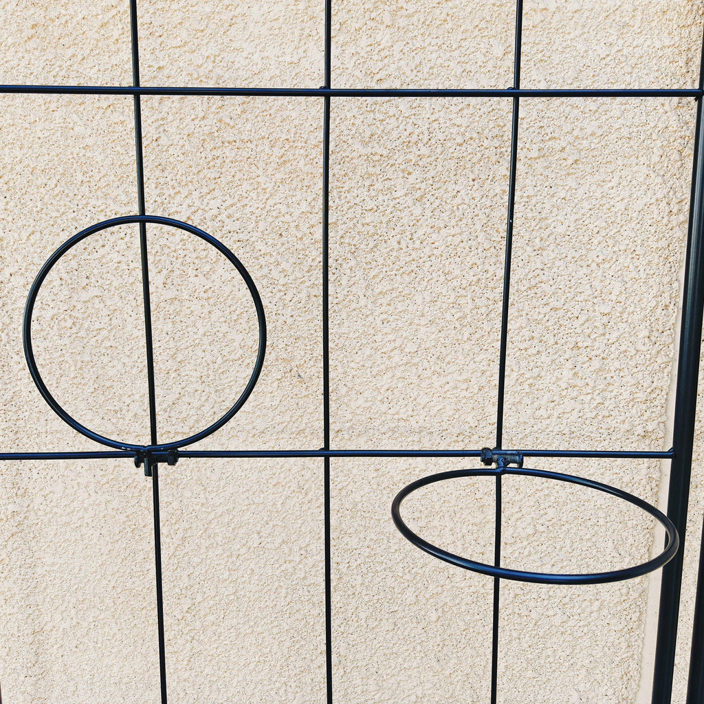 4 Pack Rustproof Iron Garden Trellis Panels, view 7