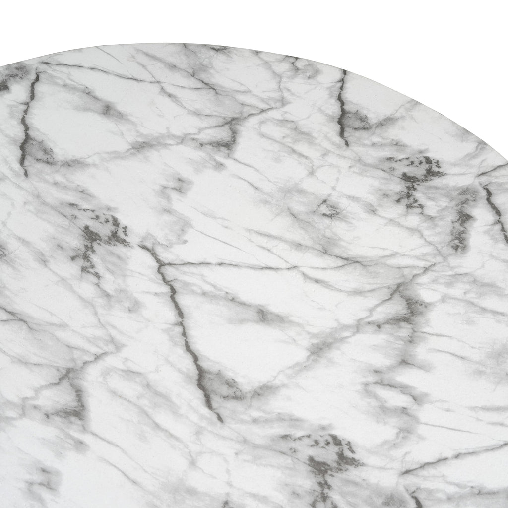 MGO Faux Marble Coffee Table for Indoor and Outdoor Use, view 6