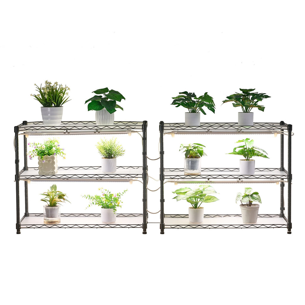 71" DIY plant shelf with grow lights, view 5