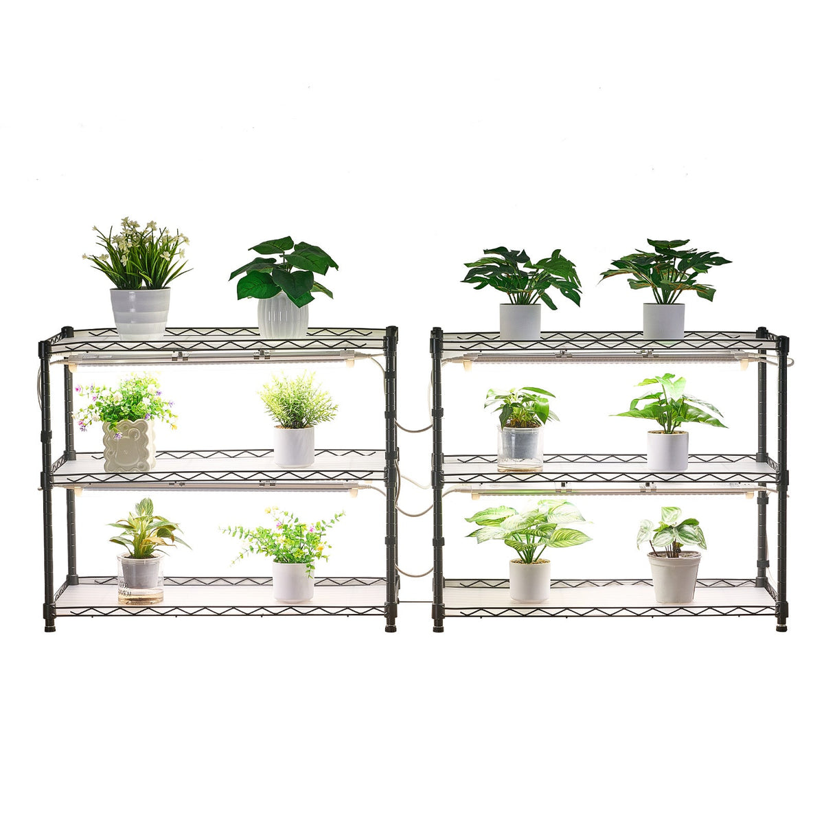 71" DIY plant shelf with grow lights, view 5