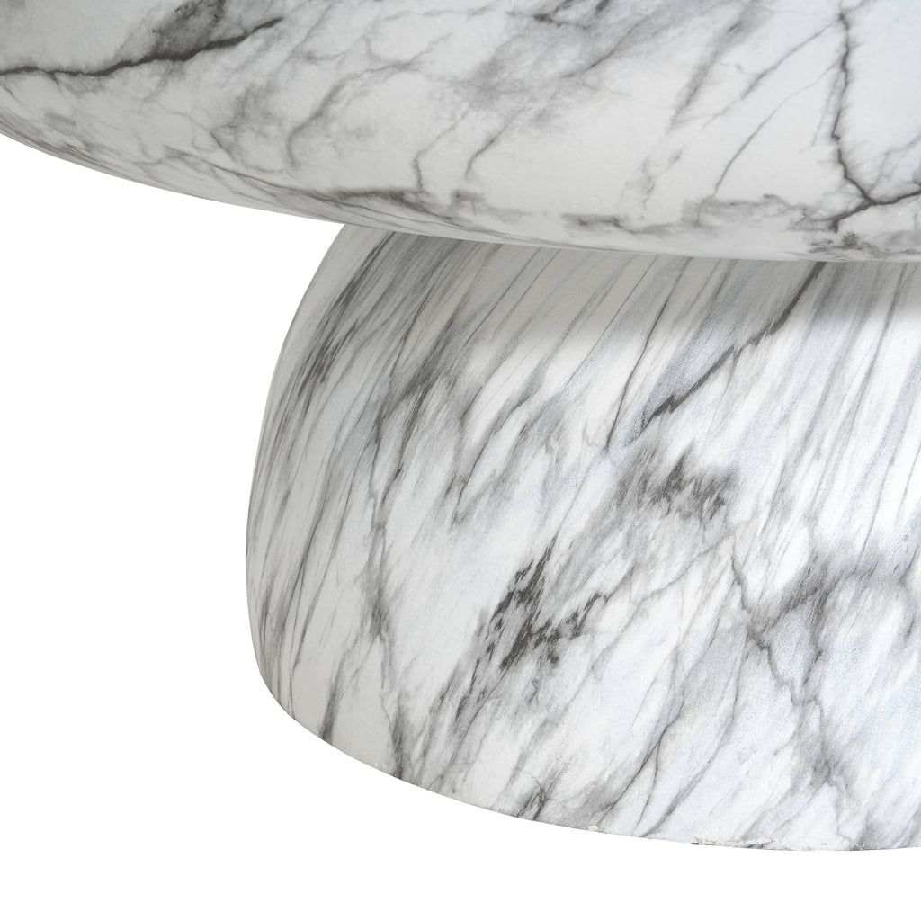 MGO Faux Marble Coffee Table for Indoor and Outdoor Use, view 7