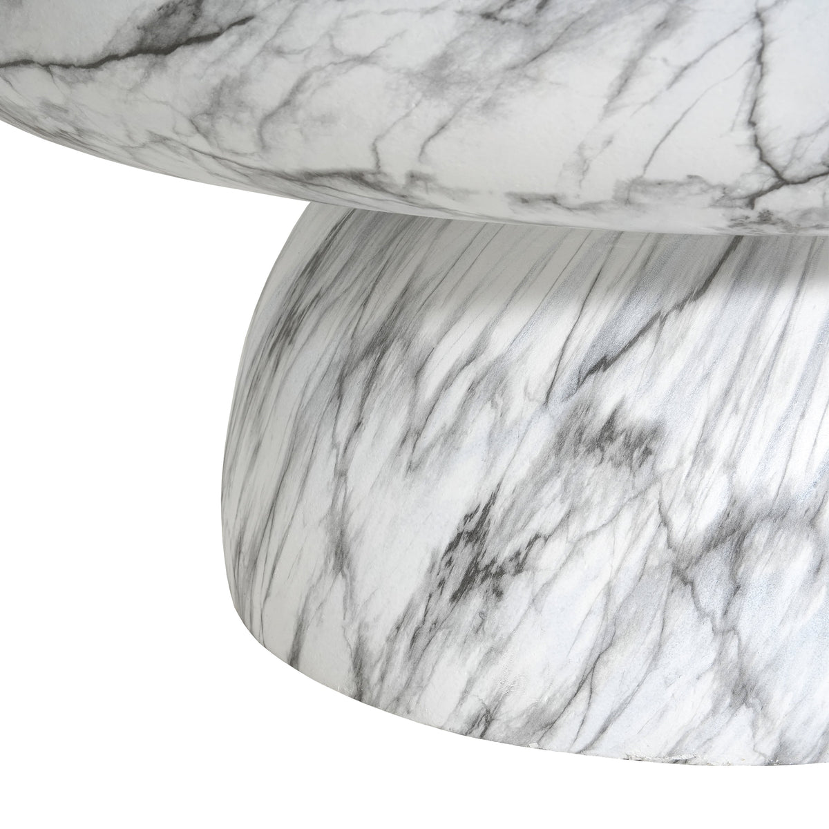 MGO Faux Marble Coffee Table for Indoor and Outdoor Use, view 7