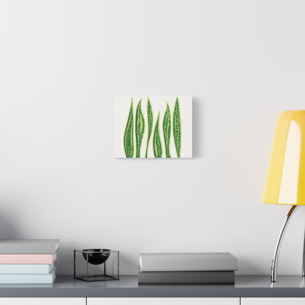 Snake Plant Canvas Print – Botanical Wall Art