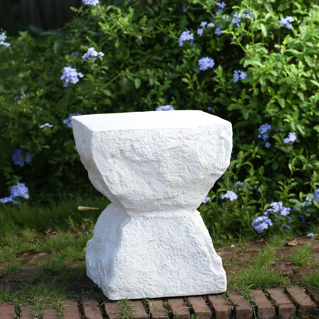 Cleo Outdoor Patio Modern Minimalist MGO Side Table, view 2
