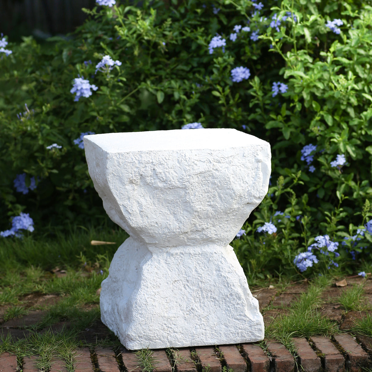 Cleo Outdoor Patio Modern Minimalist MGO Side Table, view 2