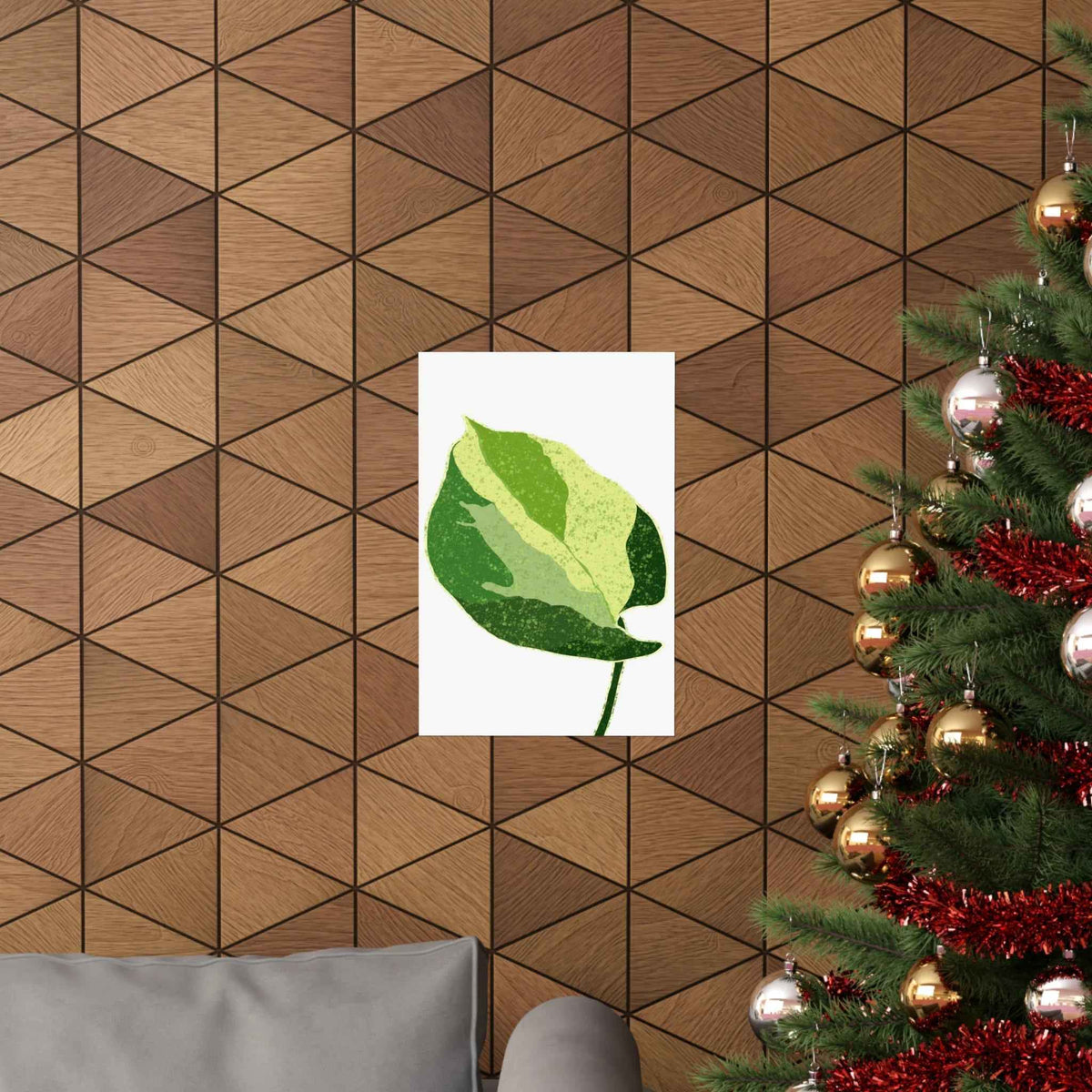 Manjula Pothos Illustrated Botanical Print – Unframed Wall Art, view 9