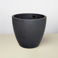 Black and terracotta eco pots, view 5
