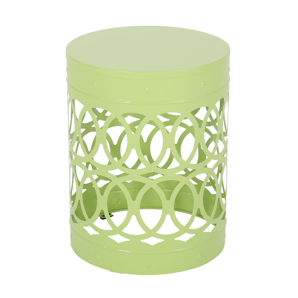 Outdoor Metal Large End Table, Modern Design, view 3