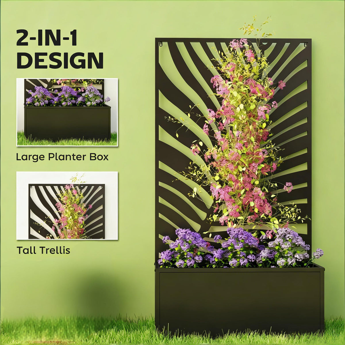 Freestanding Plant Bed, Wall Mounted Flower Bed, Raised Garden Bed, view 7