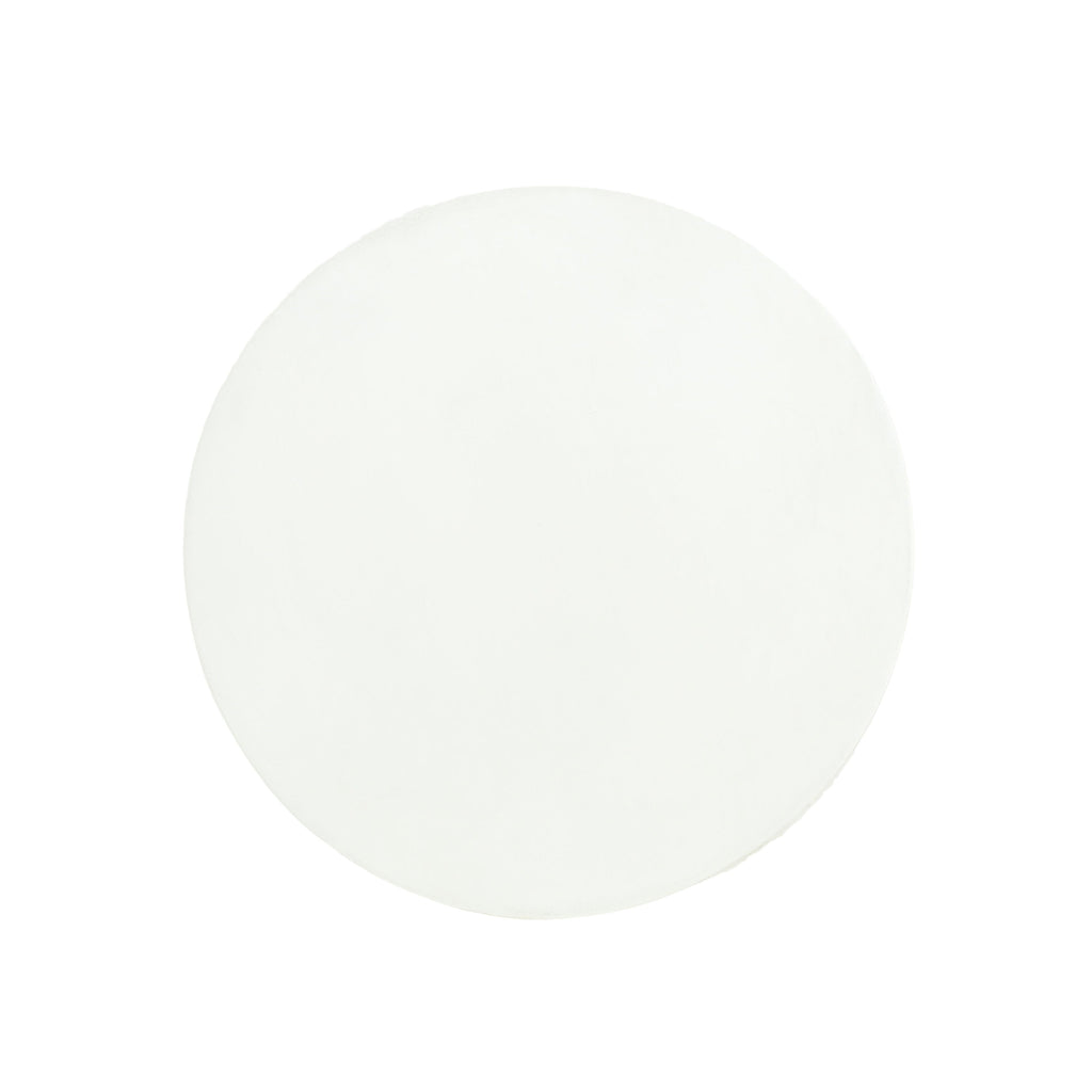 Outdoor Round Concrete Antique White Side Table, view 9