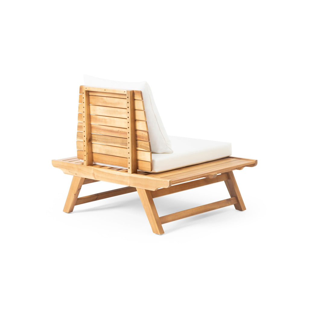 Sedona Outdoor Club Chair With Slatted Design, view 7