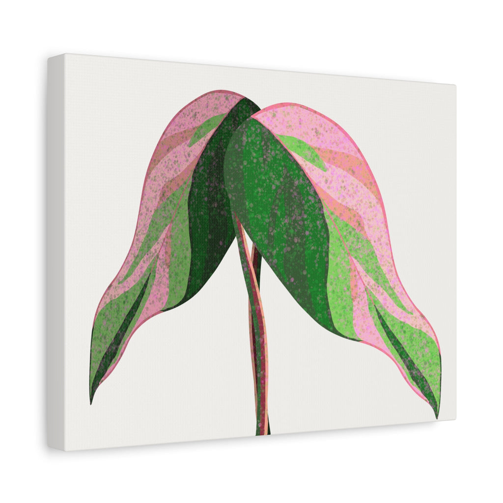 Pink Princess Philodendron Canvas Print – Botanical Wall Art, view 15