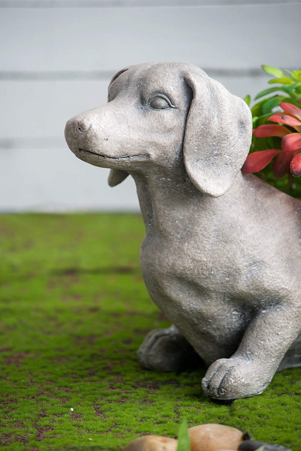 Manon Dog Planter Garden Decor with Durable Magnesium Oxide - Gray, view 9