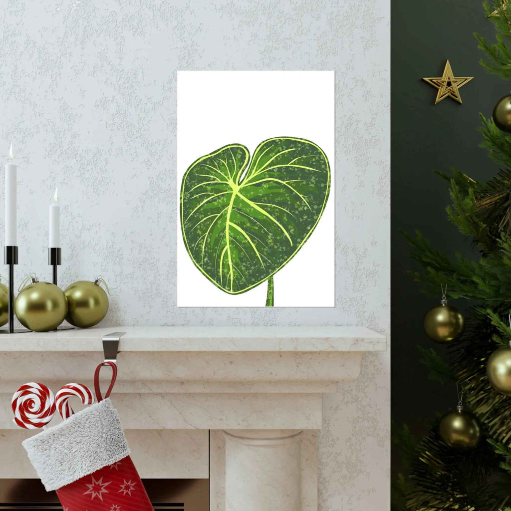 Philodendron Gloriosum Botanical Print – Unframed Wall Art, view 7