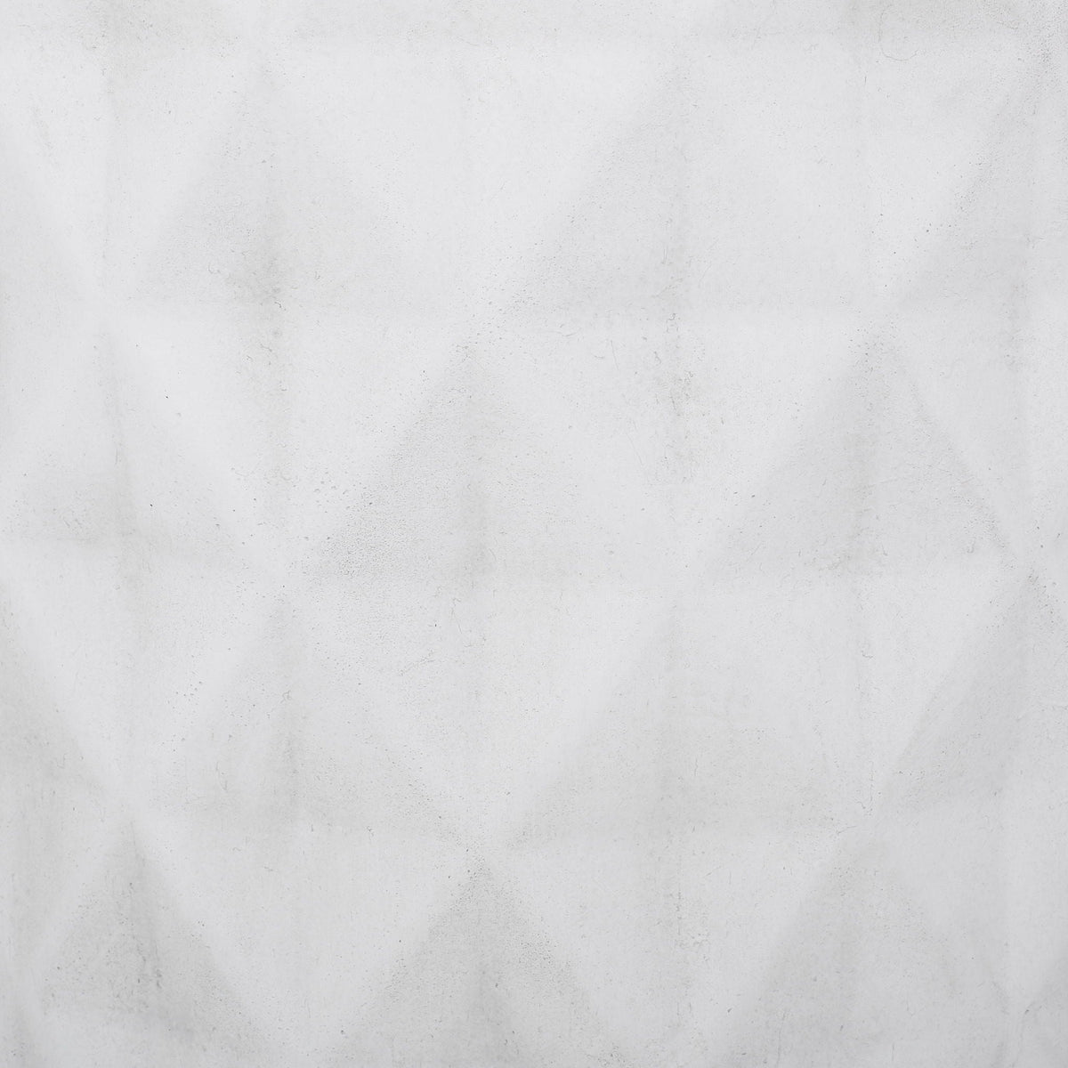 Diamond-Pattern Cylinder Concrete Side Table – Antique White, view 3