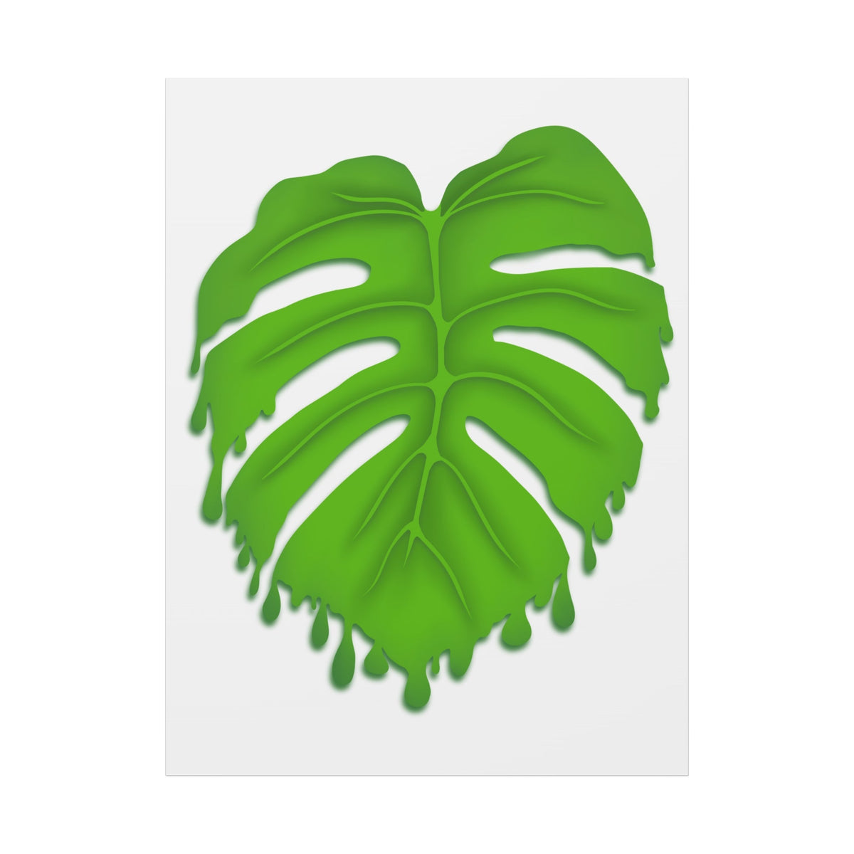 Melting Monstera Canvas Print – Botanical Wall Art, view 14