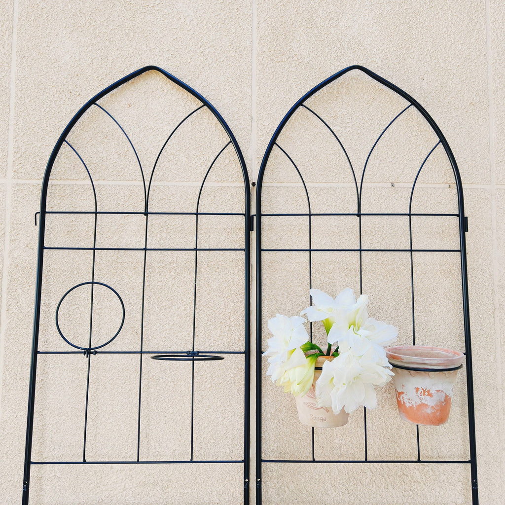 2 Pack Metal Garden Trellis 78.7" x 19.7", view 7