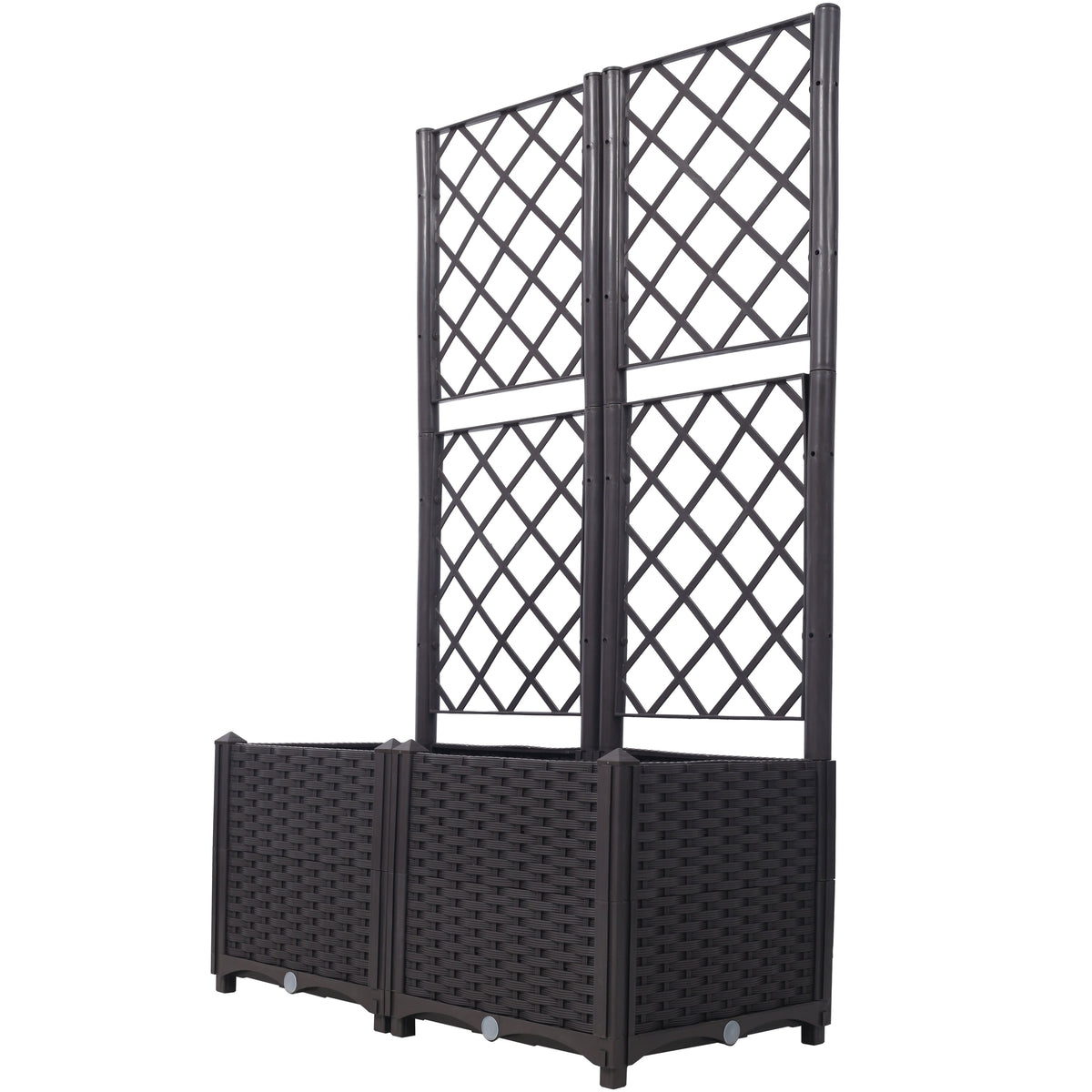 Poly Rattan Garden Planter, view 4