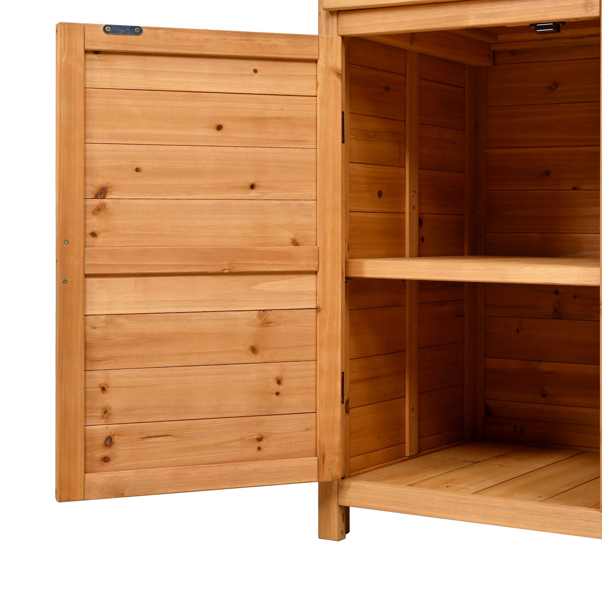 TOPMAX Garden Potting Bench Workstation with Hutch & Storage, view 15