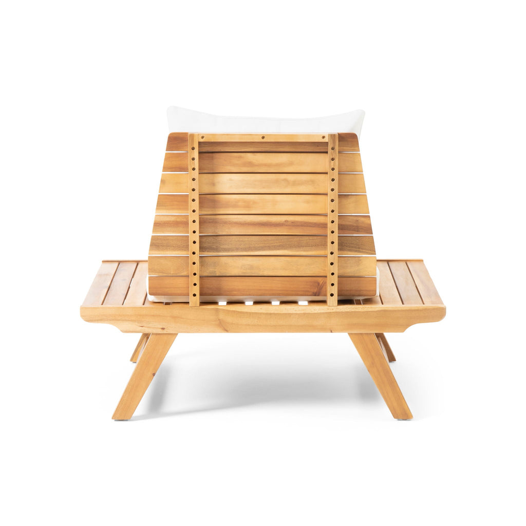 Sedona Outdoor Club Chair With Slatted Design, view 8