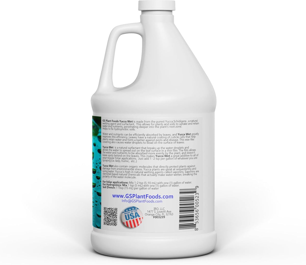 Organic Soil Wetting Agent – Yucca Wet | GS Plant Foods, view 8