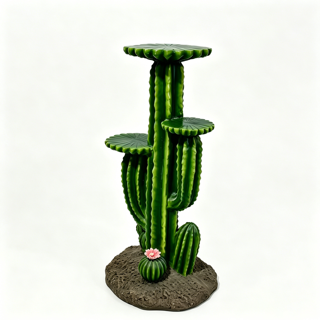 32" resin saguaro cactus plant stand, view 7