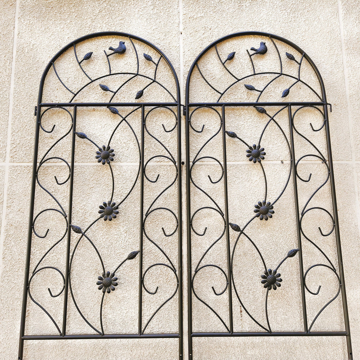 4 Pack Metal Garden Trellis 86.7" x 19.7" Rustproof for Climbing Plants, view 4