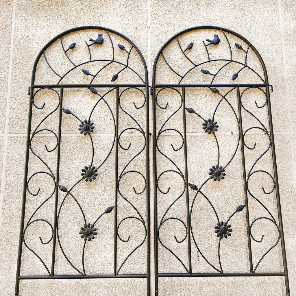 2 Pack Metal Garden Trellis 86.7" x 19.7", view 2