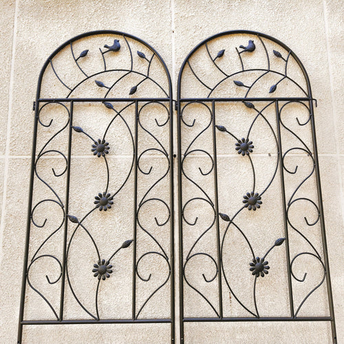2 Pack Metal Garden Trellis 86.7" x 19.7", view 2