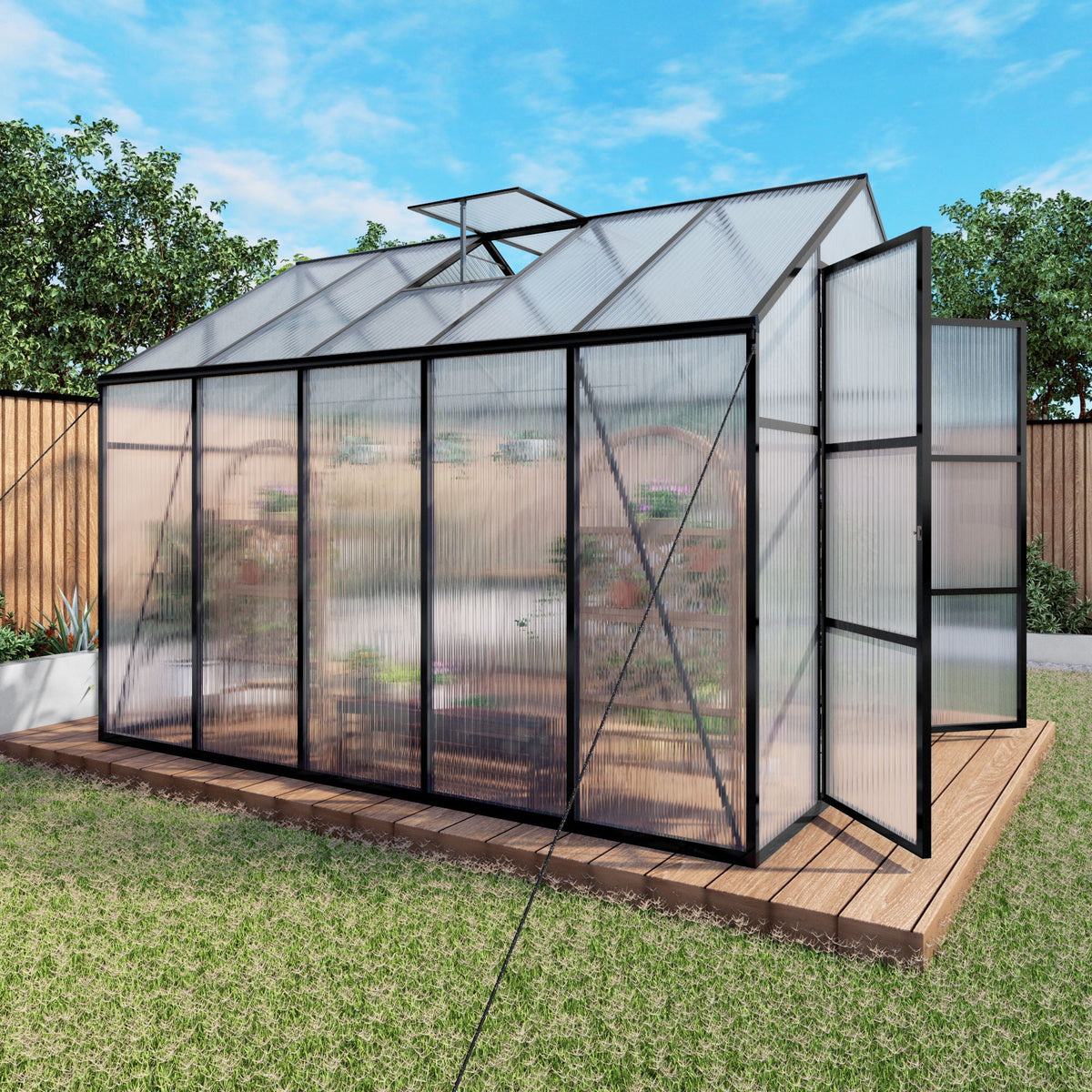Gain Height Windproof house All Season Outdoor Garden Shelter, view 15