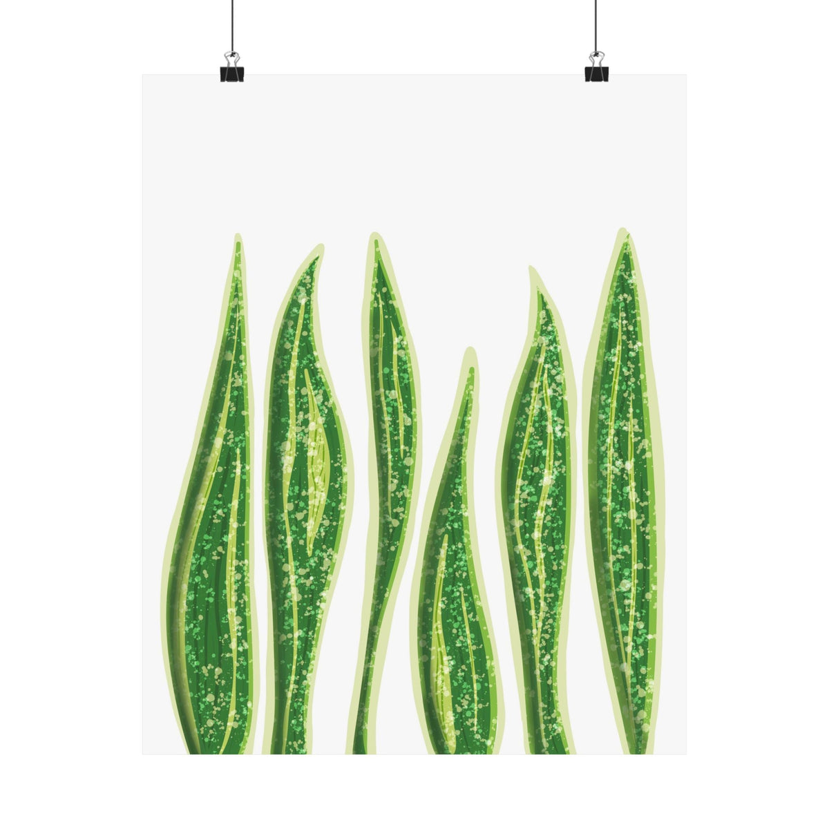 Snake Plant Botanical Print – Unframed Wall Art, view 3