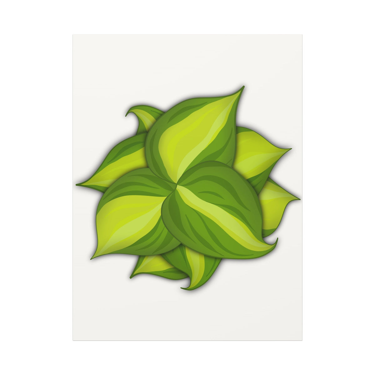 Philodendron Brasil Canvas Print – Botanical Wall Art, view 14