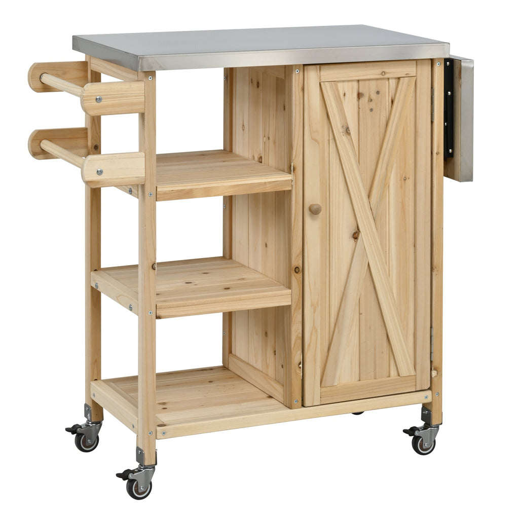 Foldable Outdoor Kitchen Island Patio Kitchen Island, view 6