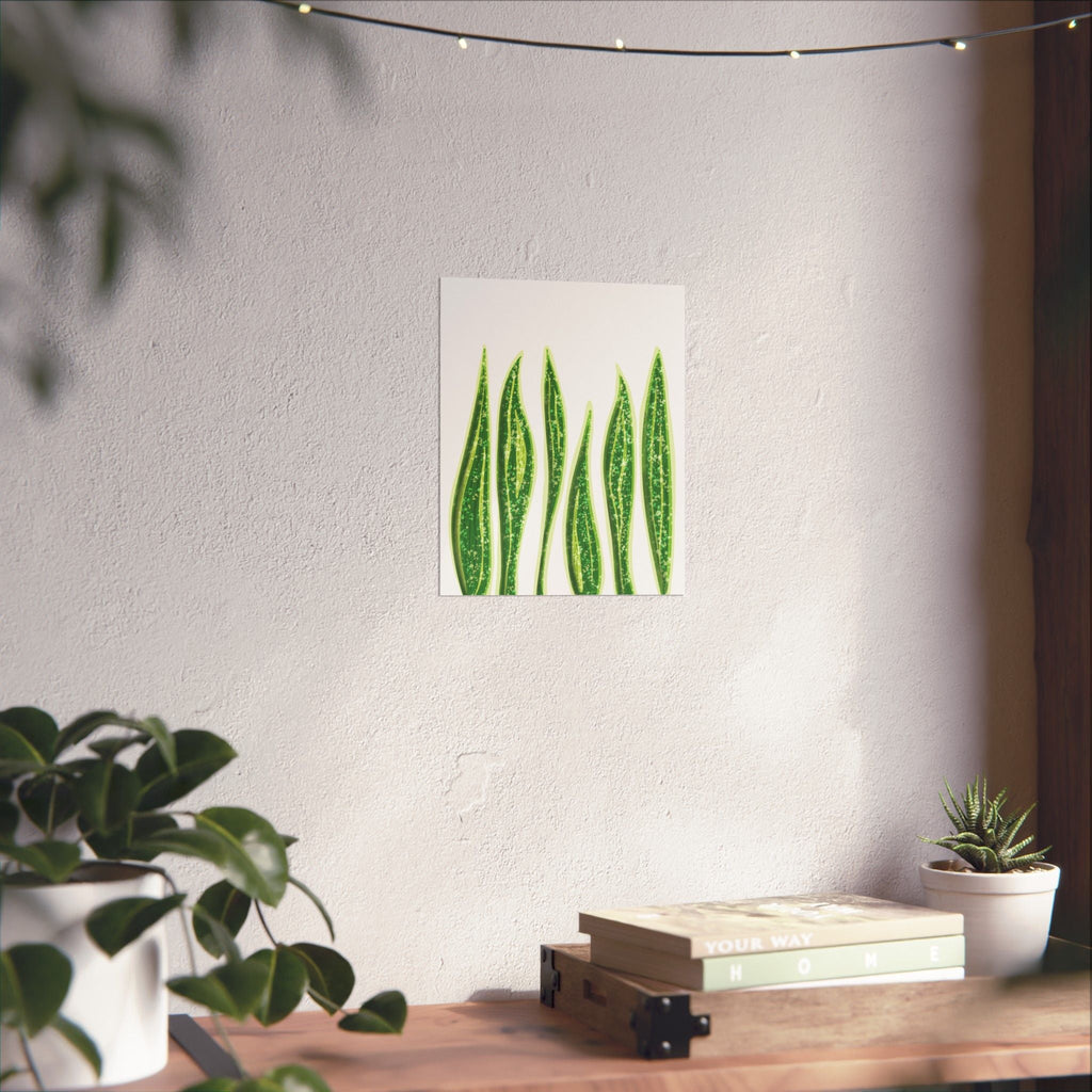 Snake Plant Botanical Print – Unframed Wall Art, view 12