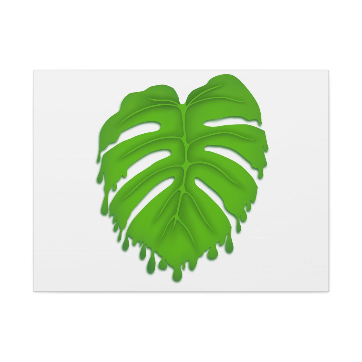 Melting Monstera Canvas Print – Botanical Wall Art, view 6