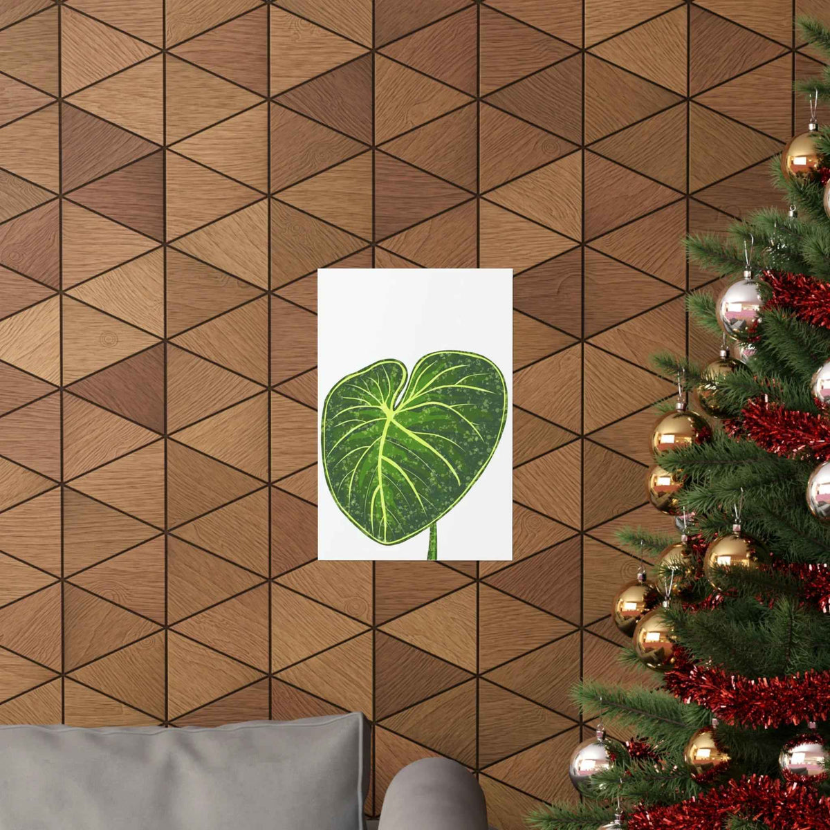 Philodendron Gloriosum Botanical Print – Unframed Wall Art, view 4