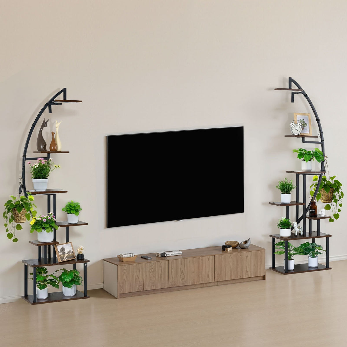 65.5" 7-tier plant stand with grow lights, view 5