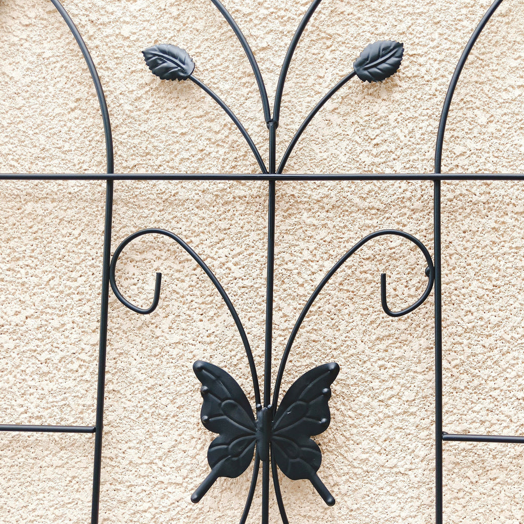 2 Pack Metal Garden Trellis 71" x 19.7" Rustproof Outdoor Support, view 4