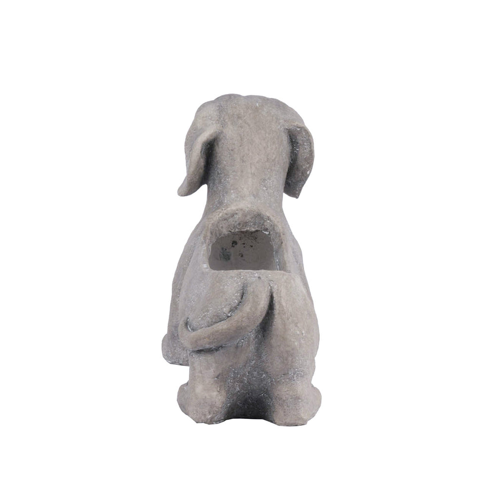 Manon Dog Planter Garden Decor with Durable Magnesium Oxide - Gray, view 5